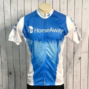 NWOT Home Away Full Zipper Club Cut bike jersey 3 back pockets short sleeve